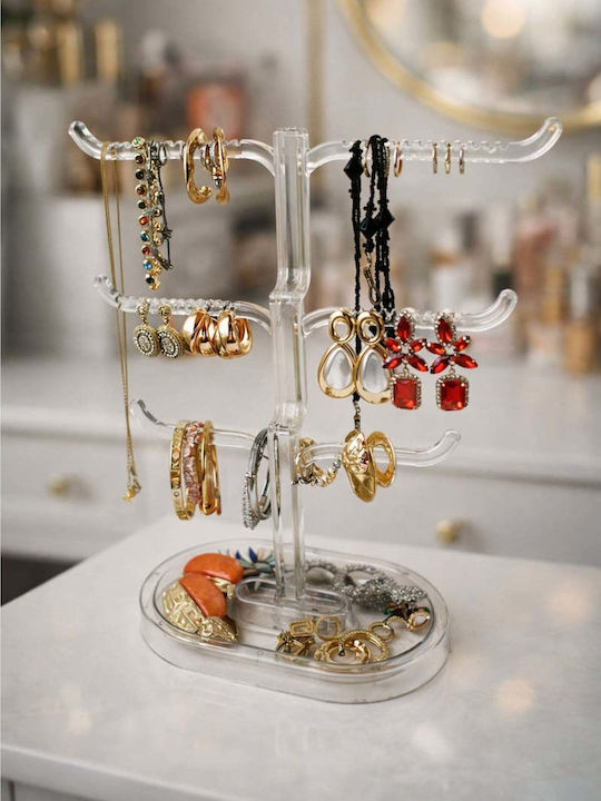 SteweHome Plastic Transparent Jewellery Hanger