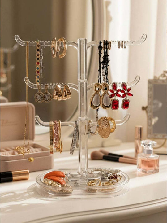 SteweHome Plastic Transparent Jewellery Hanger