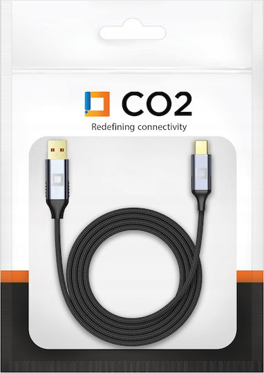 Co2 Usb-c Cable Fast Charging Samsung Xiaomi Usb Type-c Pd 6a 120w 2m