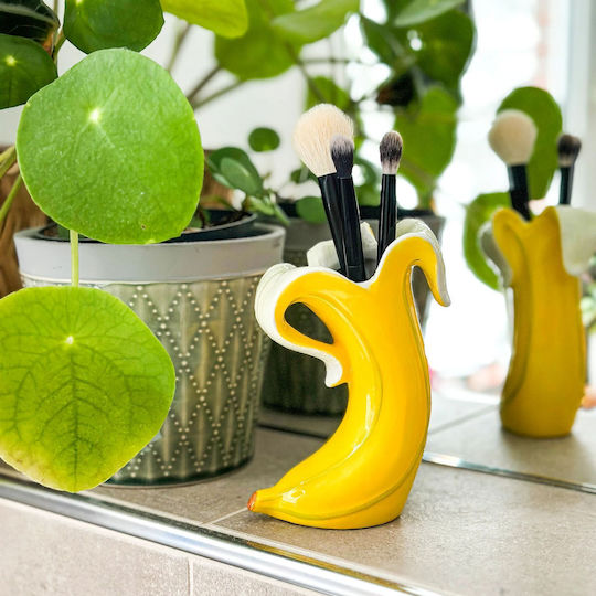 Donkey Dekorative Vase Glas Banana Romance Gelbe