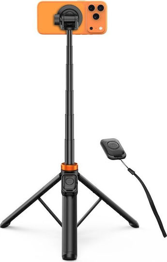 Tech-Protect L03s Magsafe Selfie Stick Trepied pentru Telefon Mobil Bluetooth Negru