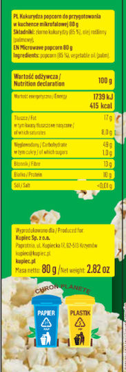 Kupiec Popcorn 80g