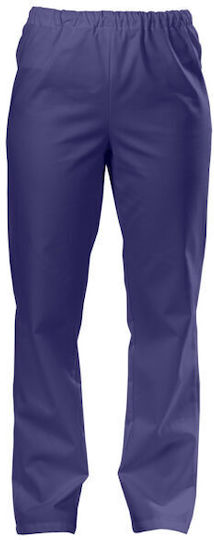 Anta Uniforms Unisex Medical Pants Light Blue Cotton and Polyester