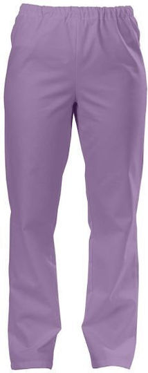 Anta Uniforms Unisex Medical Pants Burgundy from Cotton and Polyester