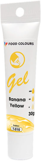 Food Colours Χρώμα Ζαχαροπλαστικής σε Μορφή Gel Κίτρινο 30gr Σωληνάριο