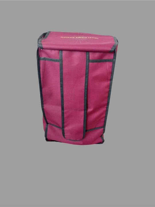 Stewehome Τσάντα Καρότσι Αγοράς Μπορντό 55x35x25 Cm