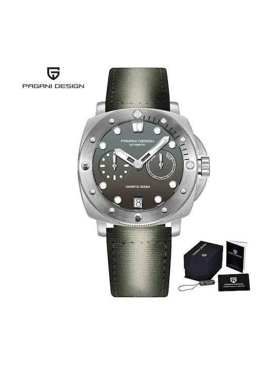 Pagani Design Ceas Barbatesc 41mm Automat cu Curea Textilă Neagră