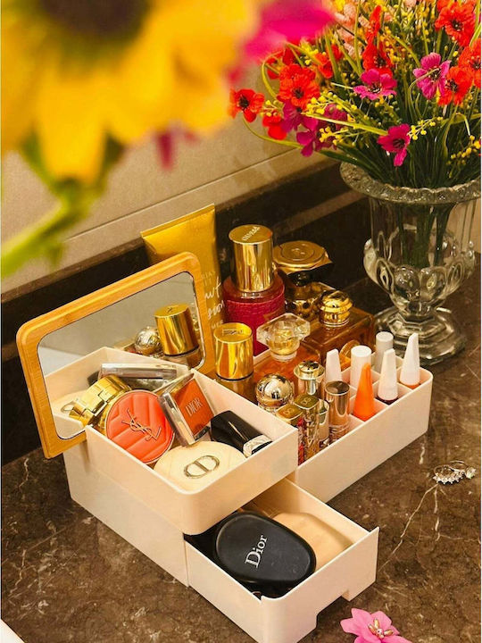 SteweHome Cosmetics Organizer with Drawers and Dividers 29x17.5x10cm