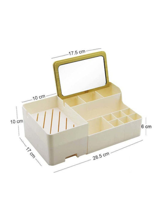 SteweHome Cosmetics Organizer with Drawers and Dividers 29x17.5x10cm