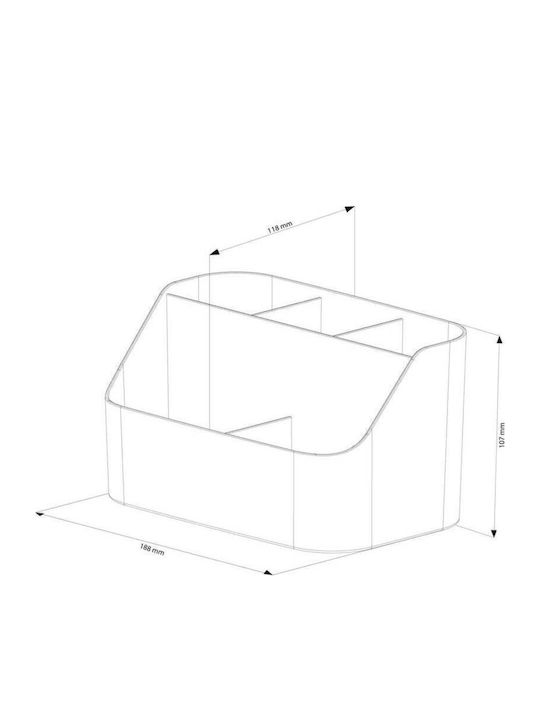 Stewehome Organizator Cutie Machiaj Cosmetice Turcoaz