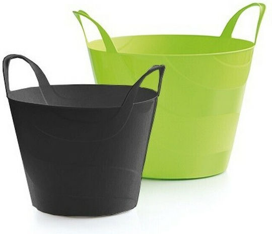 Prosperplast Κουβάς Πλαστικός Billy basket Χωρητικότητας 30lt Μαύρος