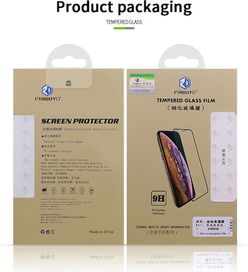 Samsung Galaxy A25 5G Pinwuyo 9H 2.5D Full Screen Tempered Glass Film Black