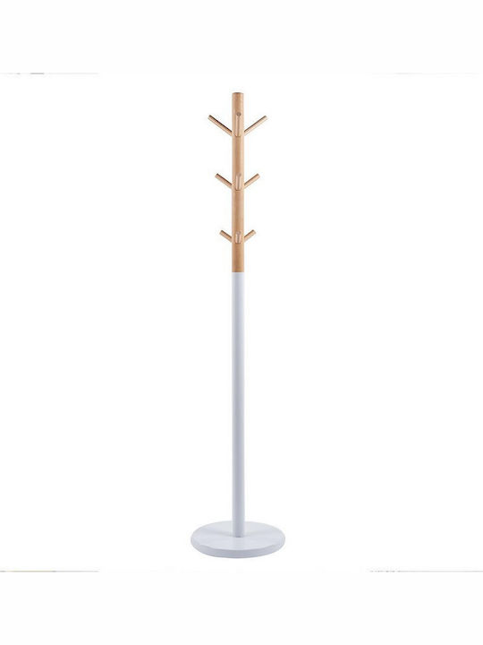 Next Cuiere de podea Lemn White / Natural 35x35x172cm