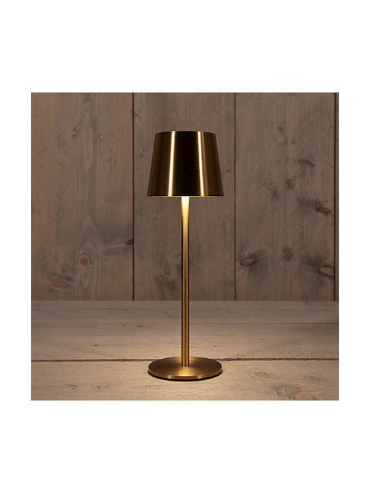 Anna's Collection Table Lamp with Gold Shade and Base