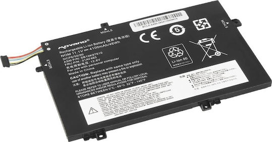 Movano Συμβατή Μπαταρία για Lenovo ThinkPad Lenovo Thinkpad L14, L15, L480, L580