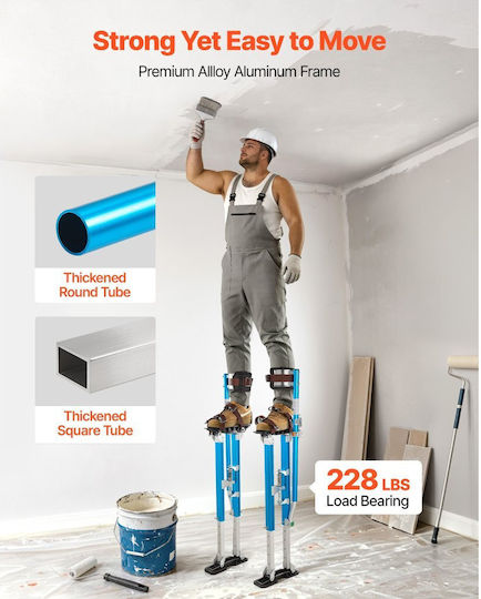 Vevor System for Lifting / Pulling Loads for Load Weight up to 103kg in Blue Colour