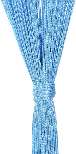 vidaXL Türvorhang aus Stoff Blau 100x250cm 4102045