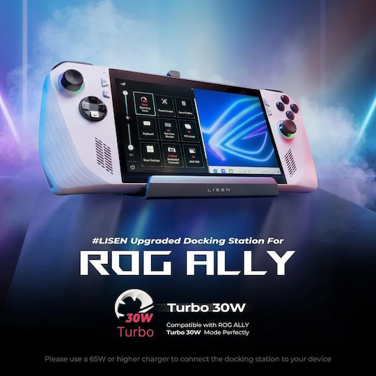 Lenovo Βάση Φόρτισης Steam Deck / Asus ROG Ally Γκρι KX-V262A