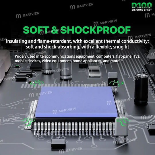 Топлоизолационна Силиконова Подложка Mechanic D100 10mm X 10mm