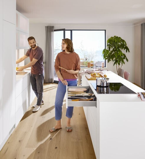 Συρταρι Φρενο Tandembox N Blum 68,5x500mm Γκρι 30kg