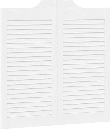 Vidaxl Doors Swing White 80 x 40 cm Solid Pine Wood