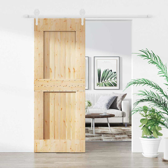 Vidaxl Συρόμενη Πόρτα Φυσικό Λευκό 80 X 210 Cm Vidaxl Συρόμενη Πόρτα Φυσικό Λευκό 80 X 210 Cm