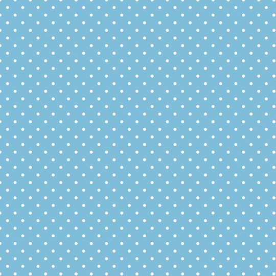 Set Blue White Polka Dot Plates Cups