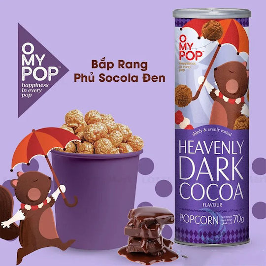 Popcorn Dark Cocoa 70gr Omypop