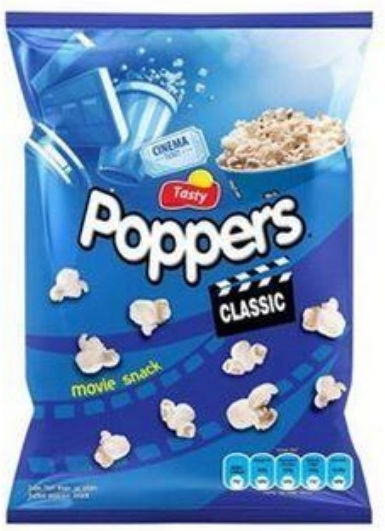 Tasty Popcorn Poppers 75gr