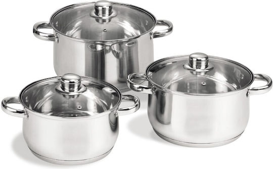 Maestro Set de oale din oțel inoxidabil Argint MR-2020-6XL 3buc