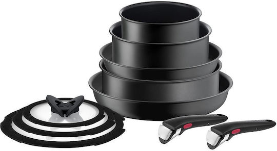 Tefal Ingenio Ultimate Σετ Μαγειρικά Σκεύη από Αλουμίνιο 10τμχ Tefal Ingenio Ultimate Σετ Μαγειρικά Σκεύη από Αλουμίνιο 10τμχ