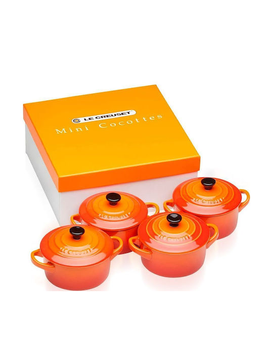 Le Creuset Ofenrot Cast Iron Pots Set 4 Pieces
