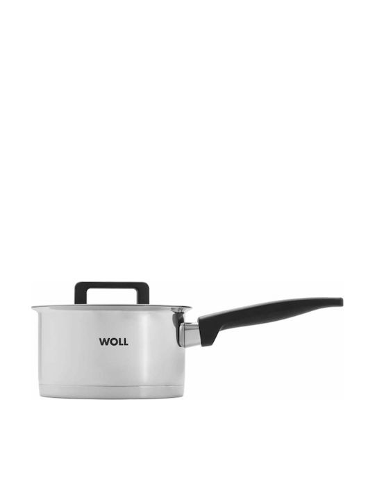 Woll Concept Σετ Κατσαρόλες από Ανοξείδωτο Ατσάλι Ασημί 4τμχ