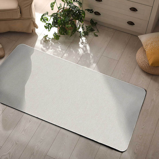 Douceur d'Intérieur Rechteckige Küchenmatte Beige 120x45cm