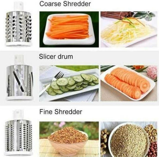 Grater with Mechanism Cheese Blue