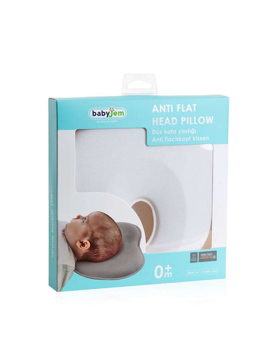 Baby Jem Βρεφικό Μαξιλάρι Ύπνου Λευκό