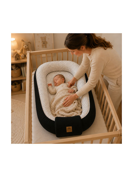 Grandes Suenos Baby Nestkissen Black 80x100cm
