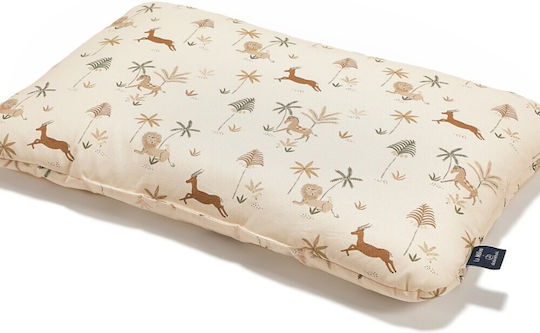 La Millou Baby-Schlafkissen Beige-Braun 40x60cm