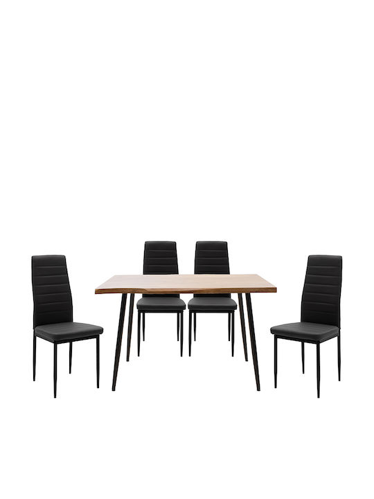 Dining Room Neve 5pcs 120x80cm