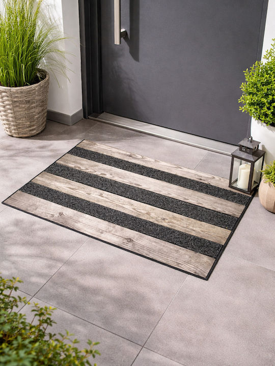 Douceur d'Intérieur Entrance Mat Anti-slip Balto Beige 75x45cm Thickness 10mm