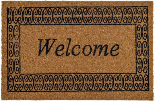 Sidirela Non-Slip Coir Entrance Mat 45×75cm