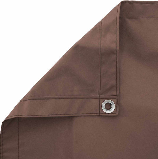 vidaXL vidaXL Veranda-Teiler Braune mit PU-Beschichtung 1,5x2x2m 160gr/m²
