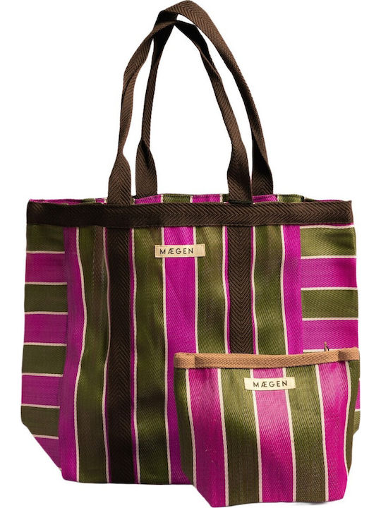 Τσαντάκι Everywhere Pouch Brown Olive Pink Maegen