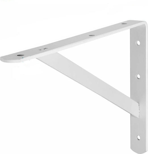 Γ-Γ306 PG Heavy-Duty Metallic Corner Shelf White 400x275mm 306