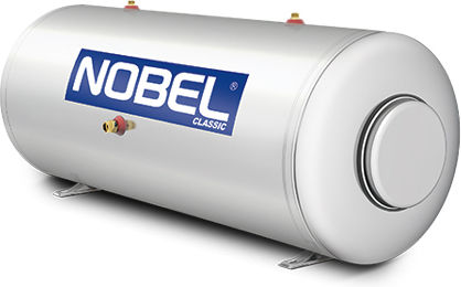 Nobel Classic Apollon Solar Water Heater 300lt Inox Double Energy 4sq.m Selective
