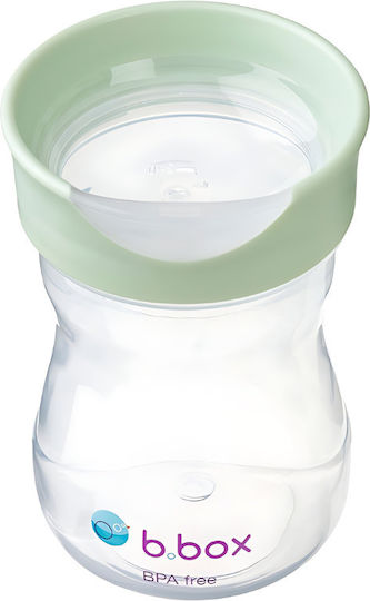 B.Box Educational Silicone Sippy Cup Green for 12m+ 240ml