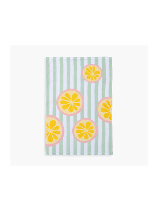 Nef-Nef Homeware Чаена Кърпа от 100% Памук в Розов Цвят 40x60cm