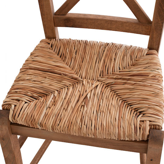 HomeMarkt Wooden Skeleton for Dining Room / Kitchen Chair 40x48x88cm Brown