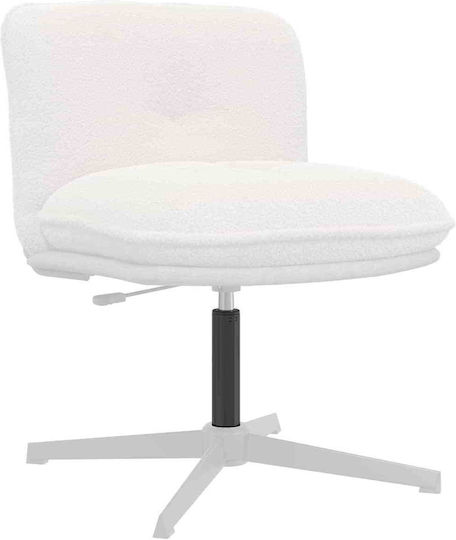 vidaXL Sitzmöbel für Bürostuhl 5x5x44cm Schwarz