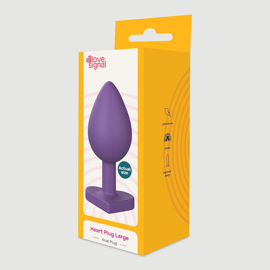 Dream Toys Πρωκτική Σφήνα Large Μωβ